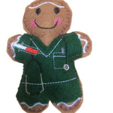 Vet Nurse Gingerbread Decoration.