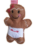 Personalised Baby Girl Gingerbread Decoration