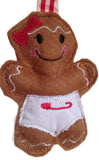 Personalised Baby Girl Gingerbread Decoration