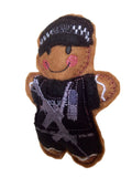 Police Firearms Officer Gingerbread Man Decoration