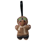 Aviator Gingerbread Man Decoration