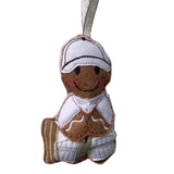 Cricketer Gingerbread Man Decoration