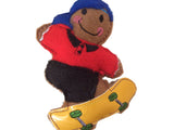 Skateboarding Gingerbread Man Decoration