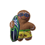 Surfer Dude Gingerbread Man Decoration