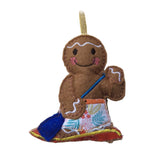 Paddle Boarding Boy Gingerbread Man Decoration