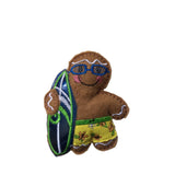 Surfer Dude Gingerbread Man Decoration