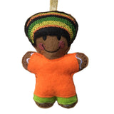 Rasta Gingerbread Man Decoration