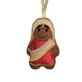 Traditional Indian Dress Gingerbread Decoration