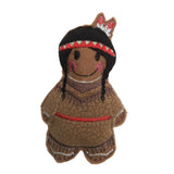 Native American female, gingerbread decoration.
