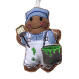 Painter And Decorator Gingerbread Man Decoration