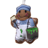 Painter And Decorator Gingerbread Man Decoration
