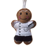 Barber Gingerbread Man Decoration