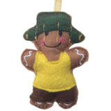 Cork Hat Gingerbread Man Decoration