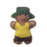 Cork Hat Gingerbread Man Decoration