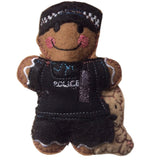 Police Dog Handler Gingerbread Man Decoration