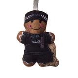 Police Dog Handler Gingerbread Man Decoration