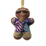 Hawaiian Shirt Gingerbread Man Decoration
