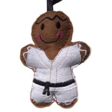 Martial Arts Gingerbread Man Decoration