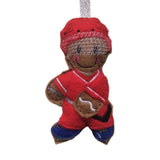 Ice Hockey Player Gingerbread Decoration