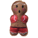 Kick Boxing Gingerbread Man Decoration