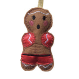 Kick Boxing Gingerbread Man Decoration