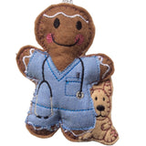 Veterinarian Gingerbread Man Decoration