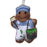 Painter And Decorator Gingerbread Man Decoration