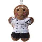 Barber Gingerbread Man Decoration