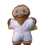 Scientist gingerbread man decoration