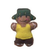 Cork Hat Gingerbread Man Decoration