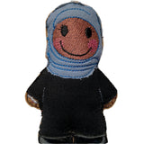 Muslim lady in hijab gingerbread decoration.
