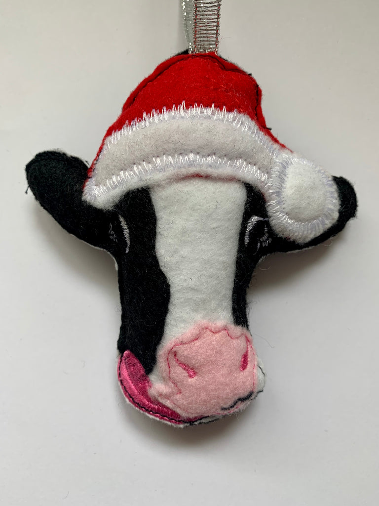 Cow Christmas decoration.