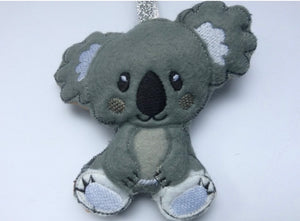 Koala Felt Hanging Decoration