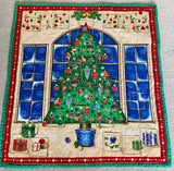 Christmas Tree Design, Reusable Fabric, Pocket Advent Calendar