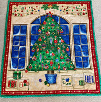 Christmas Tree Design, Reusable Fabric, Pocket Advent Calendar