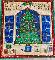 Christmas Tree Design, Reusable Fabric, Pocket Advent Calendar