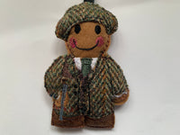 Hunter/Gamekeeper Gingerbread Man Decoration