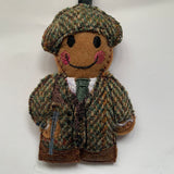 Hunter/Gamekeeper Gingerbread Man Decoration