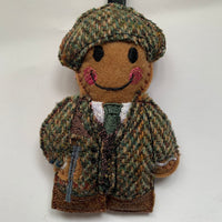 Hunter/Gamekeeper Gingerbread Man Decoration