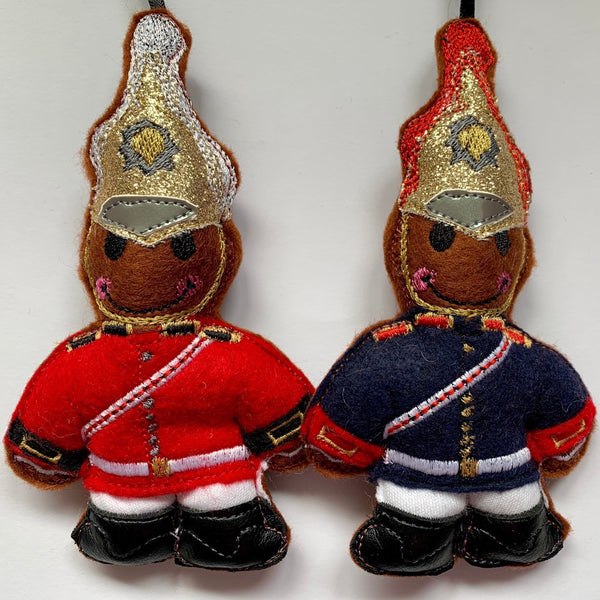 Household Cavalry, Life Guards and Blues and Royals Gingerbread Decoration