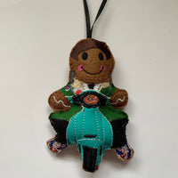 Mods Gingerbread man ornament