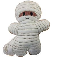 Mummy, felt gingerbread man hanging Halloween decoration