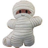 Mummy, felt gingerbread man hanging Halloween decoration