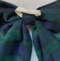 Navy Tartan Door Bow (Large)