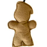 Back view of ginger read man soldier