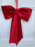 Red Velvet Christmas Door Bow (Large)