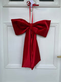 Red Velvet Christmas Door Bow (Large)