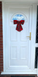 Red Tartan Door Bow (Large)