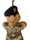 REME Soldier Gingerbread Man Decoration