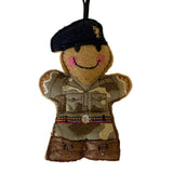 REME Soldier Gingerbread Man Decoration